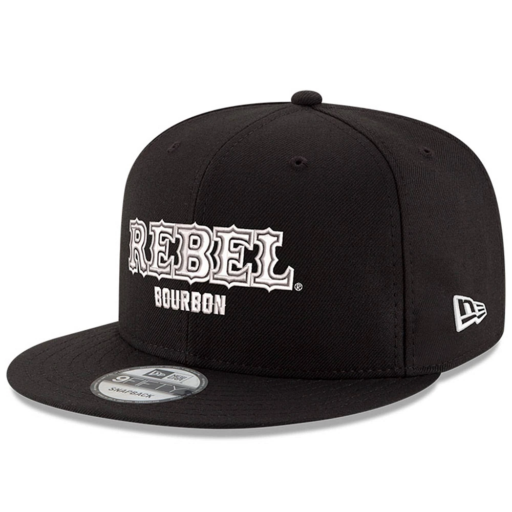 Men's Richard Childress Racing Team Collection  Black Kyle Busch Rebel Bourbon 9FIFTY Snapback Hat