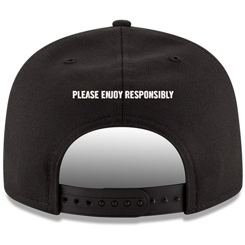 Men's Richard Childress Racing Team Collection  Black Kyle Busch Rebel Bourbon 9FIFTY Snapback Hat