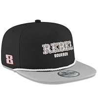 Casquette Snapback noire Kyle Busch Rebel Bourbon Golfer de la collection Richard Childress Racing Team pour hommes