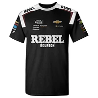 Men's Richard Childress Racing Team Collection  Black Kyle Busch Rebel Bourbon Uniform T-Shirt