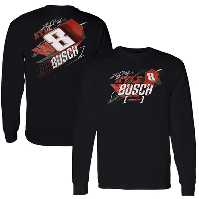 Kyle Busch Richard Childress Racing Team Collection Splitter Long Sleeve T-Shirt - Black