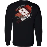 Men's Champion Black Louisville Cardinals Wordmark Slash Long Sleeve T-Shirt Size: Small