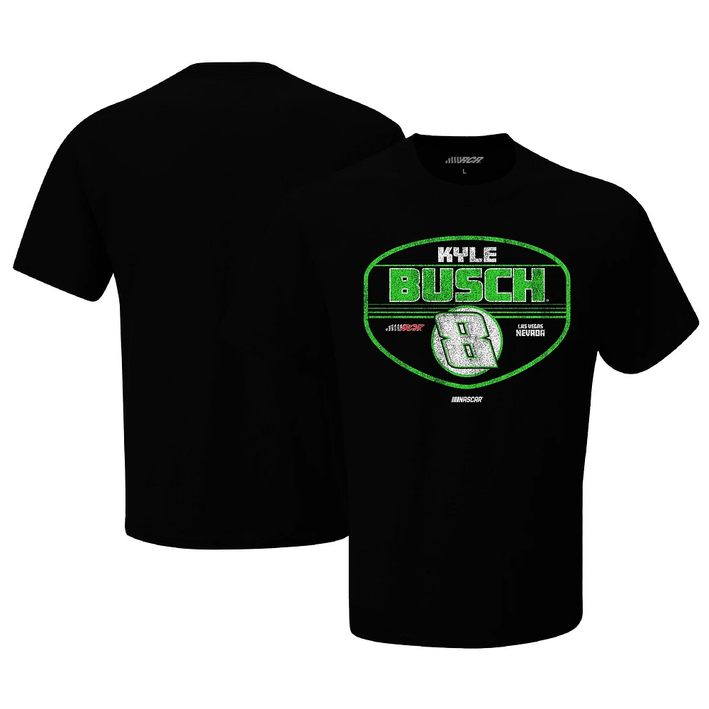 T-shirt noir Kyle Busch Tailgate pour hommes de la collection Richard Childress Racing Team