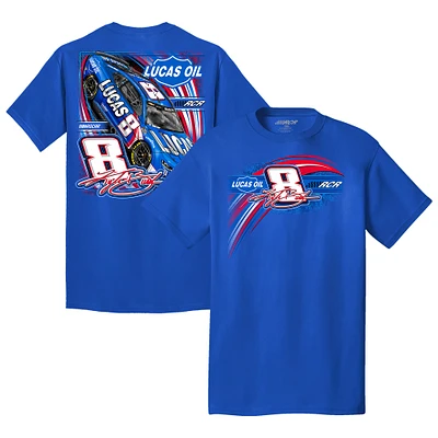 T-shirt pour homme de la collection Richard Childress Racing Team Royal Kyle Busch Lucas Oil Car