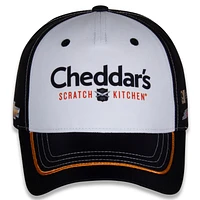 Men's Richard Childress Racing Team Collection  White/Black Kyle Busch Cheddars Uniform Adjustable Hat