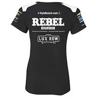 Women's Richard Childress Racing Team Collection  Black Kyle Busch Rebel Bourbon Uniform T-Shirt