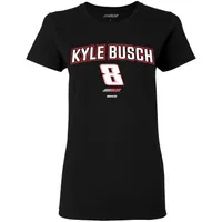 Women's Richard Childress Racing Team Collection Black Kyle Busch Rival T-Shirt