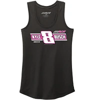 Women's Richard Childress Racing Team Collection Black Kyle Busch Tri-Blend Racer Back Tank Top