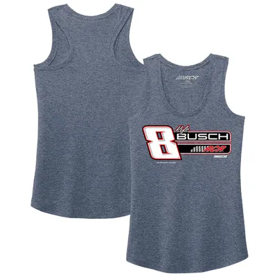 Kyle Busch Richard Childress Racing Team Collection Women's Racerback Tank Top - Heather Navy