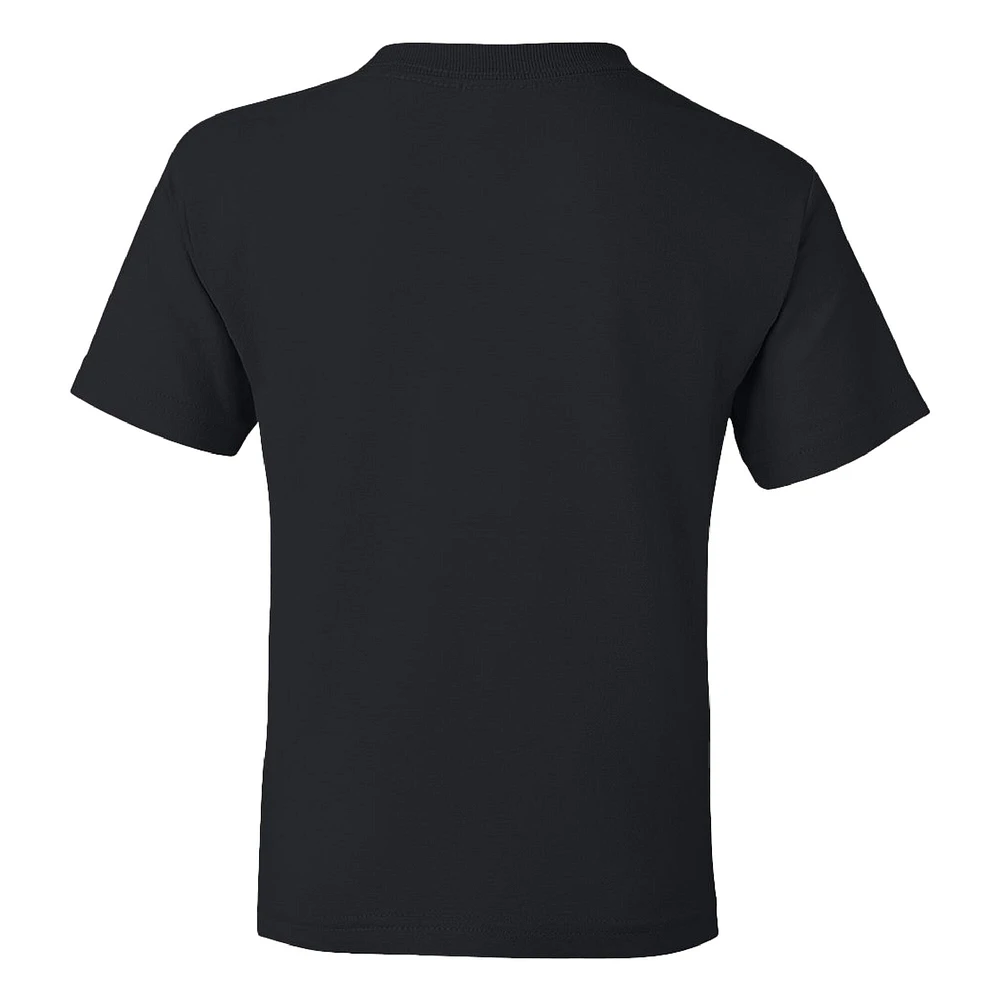 T-shirt noir de la collection pour jeunes l'équipe course Richard Childress avec le motif voiture Kyle Busch Cheddar