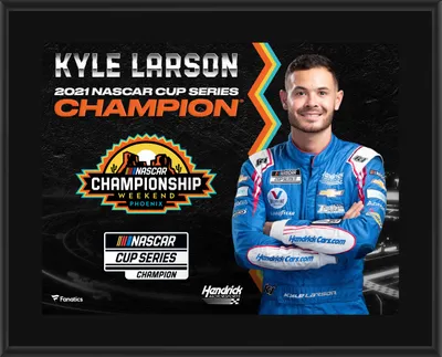 Kyle Larson 10.5" x 13" 2021 NASCAR Cup Champion Sublimated Plaque