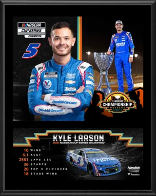 Kyle Larson 12" x 15" 2021 NASCAR Cup Champion Sublimated Plaque