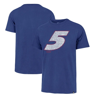 Men's '47  Blue Kyle Larson Driver Number Franklin T-Shirt