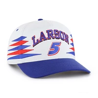Men's '47  White Kyle Larson  Diamond Cut Hitch Adjustable Hat