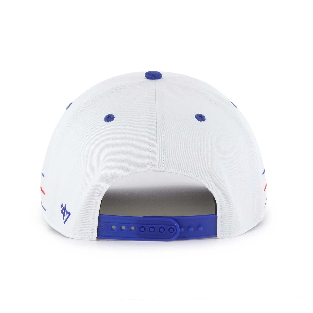 Men's '47  White Kyle Larson  Diamond Cut Hitch Adjustable Hat