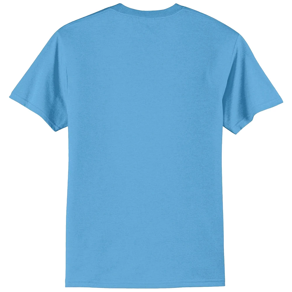 T-shirt bleu clair Kyle Larson 2025 Xfinity Series Andy's Frozen Custard 300 pour homme, motif drapeau à damier, vainqueur de la course