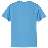 T-shirt bleu clair Kyle Larson 2025 Xfinity Series Andy's Frozen Custard 300 pour homme, motif drapeau à damier, vainqueur de la course