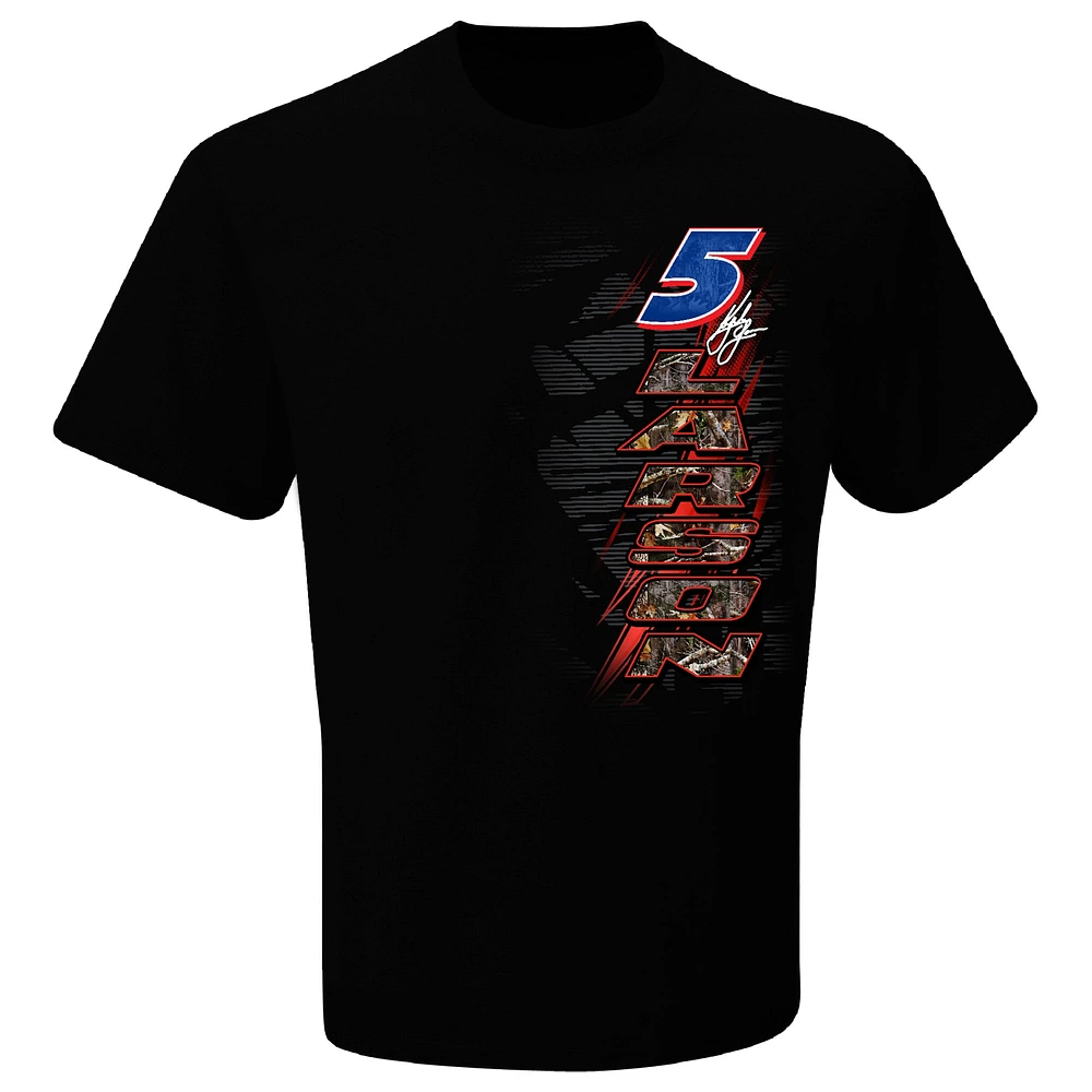 Men's Hendrick Motorsports Team Collection Black Kyle Larson Camo T-Shirt