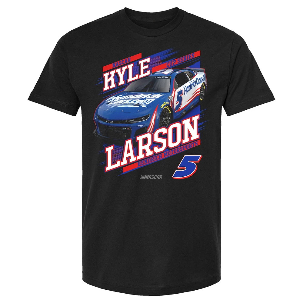 T-shirt noir pour homme de la collection Hendrick Motorsports Team Kyle Larson HendrickCars.com
