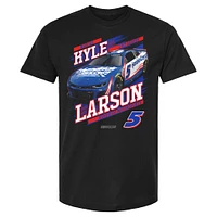 T-shirt noir pour homme de la collection Hendrick Motorsports Team Kyle Larson HendrickCars.com