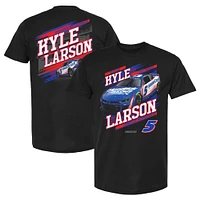 T-shirt noir pour homme de la collection Hendrick Motorsports Team Kyle Larson HendrickCars.com