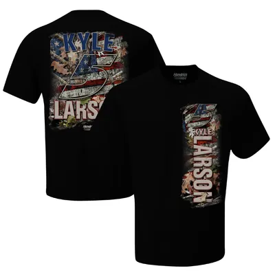 Kyle Larson Hendrick Motorsports Team Collection Patriotic T-Shirt - Black