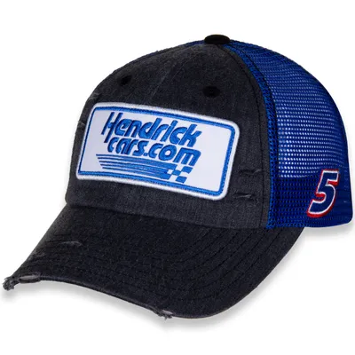 Kyle Larson Hendrick Motorsports Team Collection Retro Patch Snapback Adjustable Hat - Black