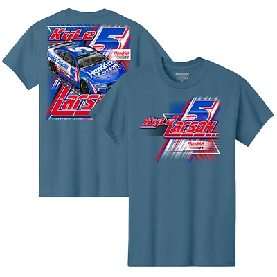 Men's Hendrick Motorsports Team Collection Blue Kyle Larson Hendrickcars.com Car T-Shirt