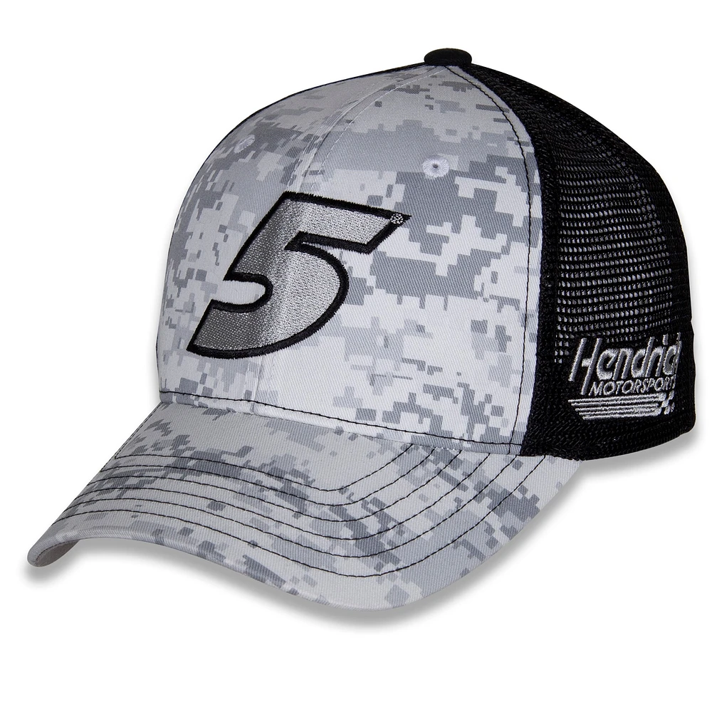 Men's Hendrick Motorsports Team Collection  Camo Kyle Larson Digital Adjustable Hat