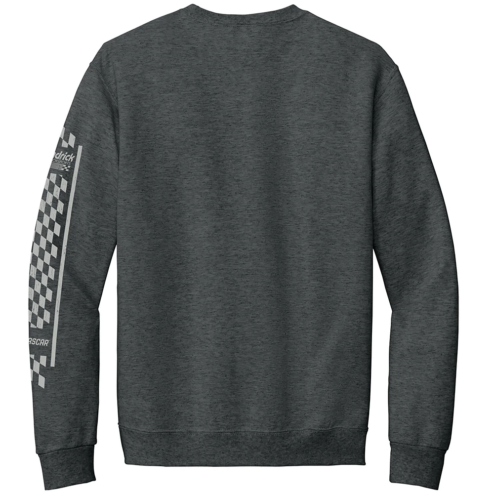 Sweat-shirt d'équipe Kyle Larson de la collection Hendrick Motorsports pour homme, anthracite chiné