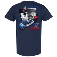 Men's Hendrick Motorsports Team Collection Navy Kyle Larson HendrickCars.com Car T-Shirt