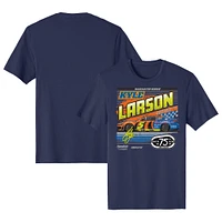Men's Hendrick Motorsports Team Collection Navy Kyle Larson HendrickCars.com Darlington Throwback Car T-Shirt