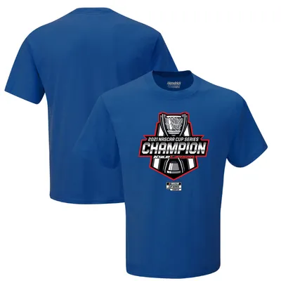 Kyle Larson Hendrick Motorsports Team Collection 2021 NASCAR Cup Series Champion Victory T-Shirt - Royal