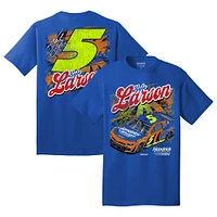 Men's Hendrick Motorsports Team Collection Royal Kyle Larson HendrickCars.com Darlington Throwback Car T-Shirt