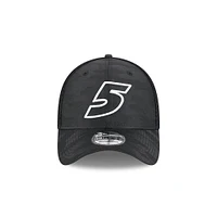 Casquette 39THIRTY Flex Kyle Larson Camo noire New Era pour homme