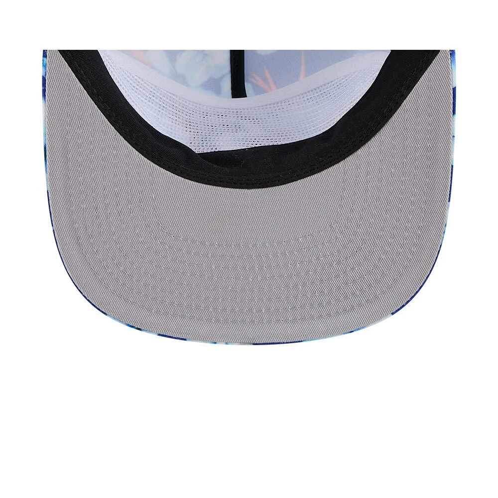 Casquette ajustable de golf Kyle Larson Adventure Pattern bleue New Era pour homme