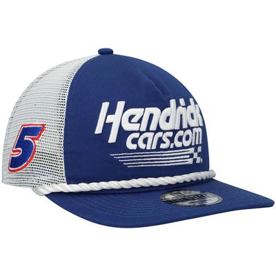 Men's New Era Royal/White Kyle Larson Golfer Snapback Hat