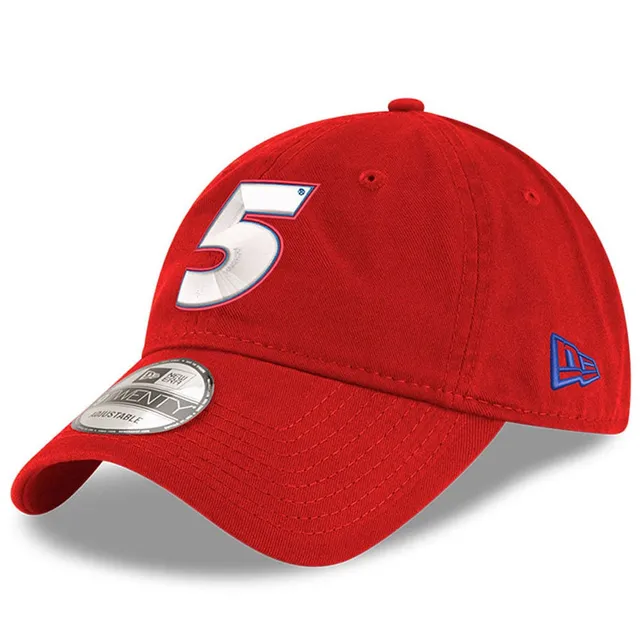 Lids Kyle Larson New Era 9FORTY Snapback Adjustable Hat - Scarlet