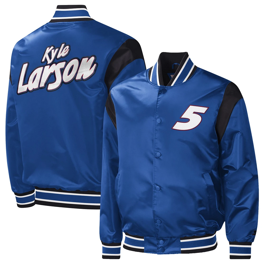 Veste universitaire Starter Royal Kyle Larson Force Play pour homme