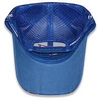 Casquette ajustable unisexe à damier bleu Kyle Larson HendrickCars.com Flame Trucker