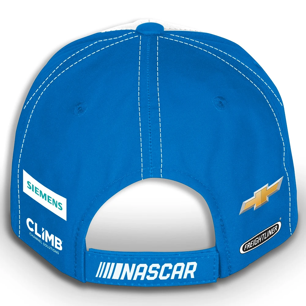Unisex Checkered Flag Sports Blue Kyle Larson HendrickCars.com Uniform Adjustable Hat