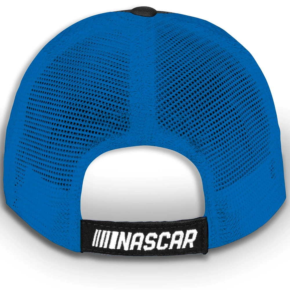 Unisex Checkered Flag Sports Yellow Kyle Larson HendrickCars.com Trucker Adjustable Hat
