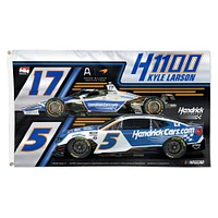 WinCraft Kyle Larson Hendrickcars.com H1100 3' x 5' One-Sided Deluxe Flag