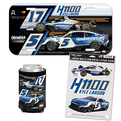 Pack Fan de trois pièces WinCraft Kyle Larson Hendrickcars.com