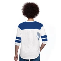 T-shirt à manches 3/4 pour femme Kyle Larson Starter White Grand Slam