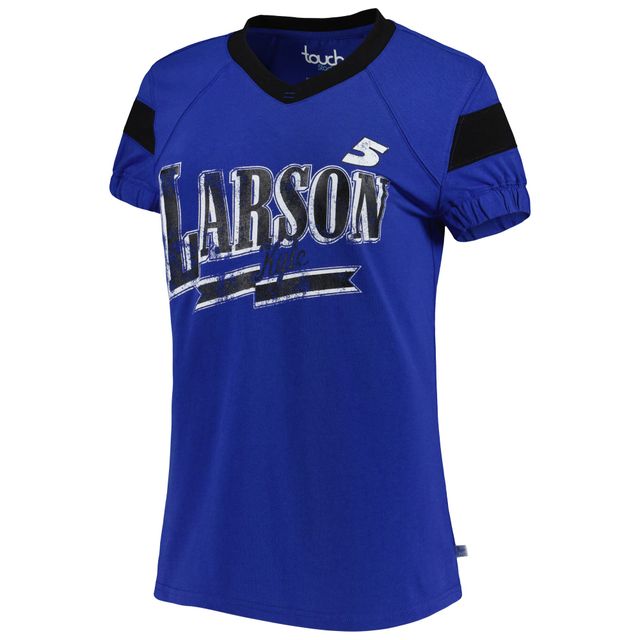 T-shirt d'avant-match Touch Royal Kyle Larson pour femme