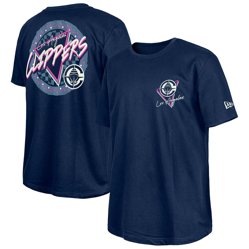 T-shirt phosphorescent bleu marine LA Clippers de New Era