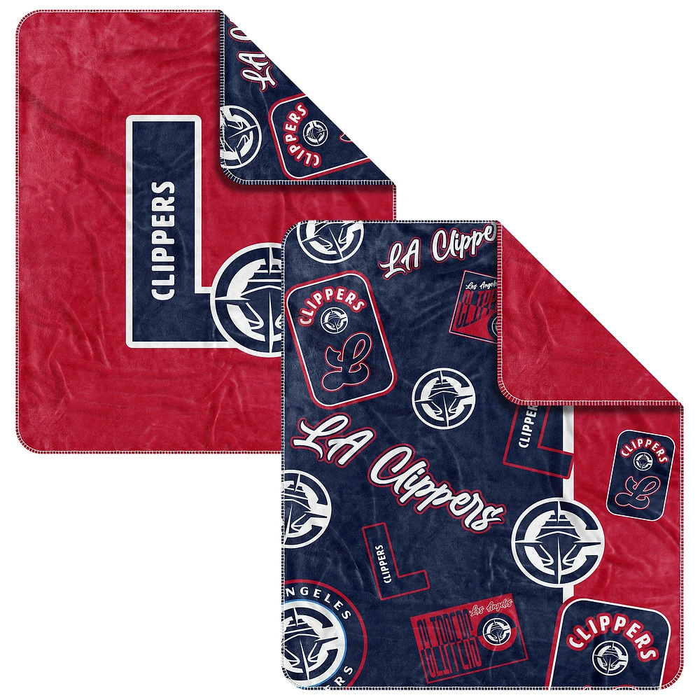  LA Clippers 50" x 60" Dream Weave Throw Blanket