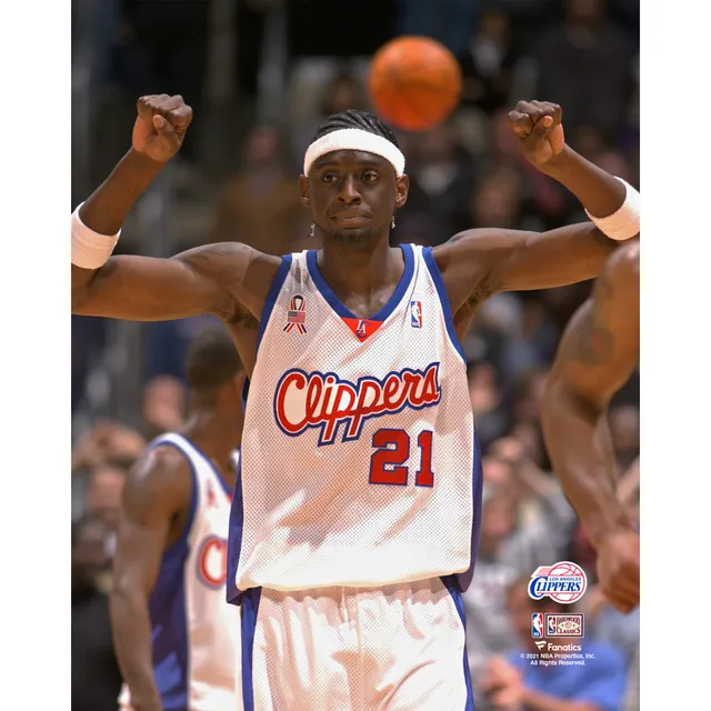 Darius Miles Los Angeles Clippers GAME USED Basketball Warm Up