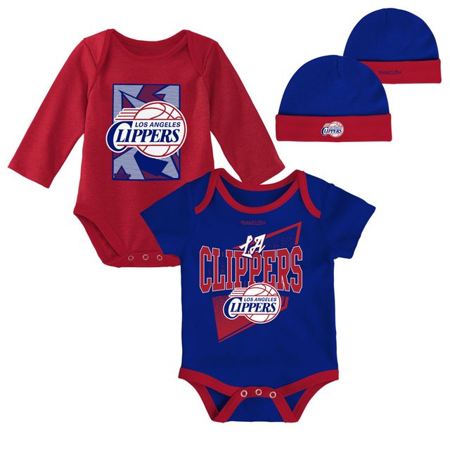 OST CLIPRS BLEU ROUGE INFANT M&N HWC SS & LS CREEPER AND BEANIE SET INFGIFPCK